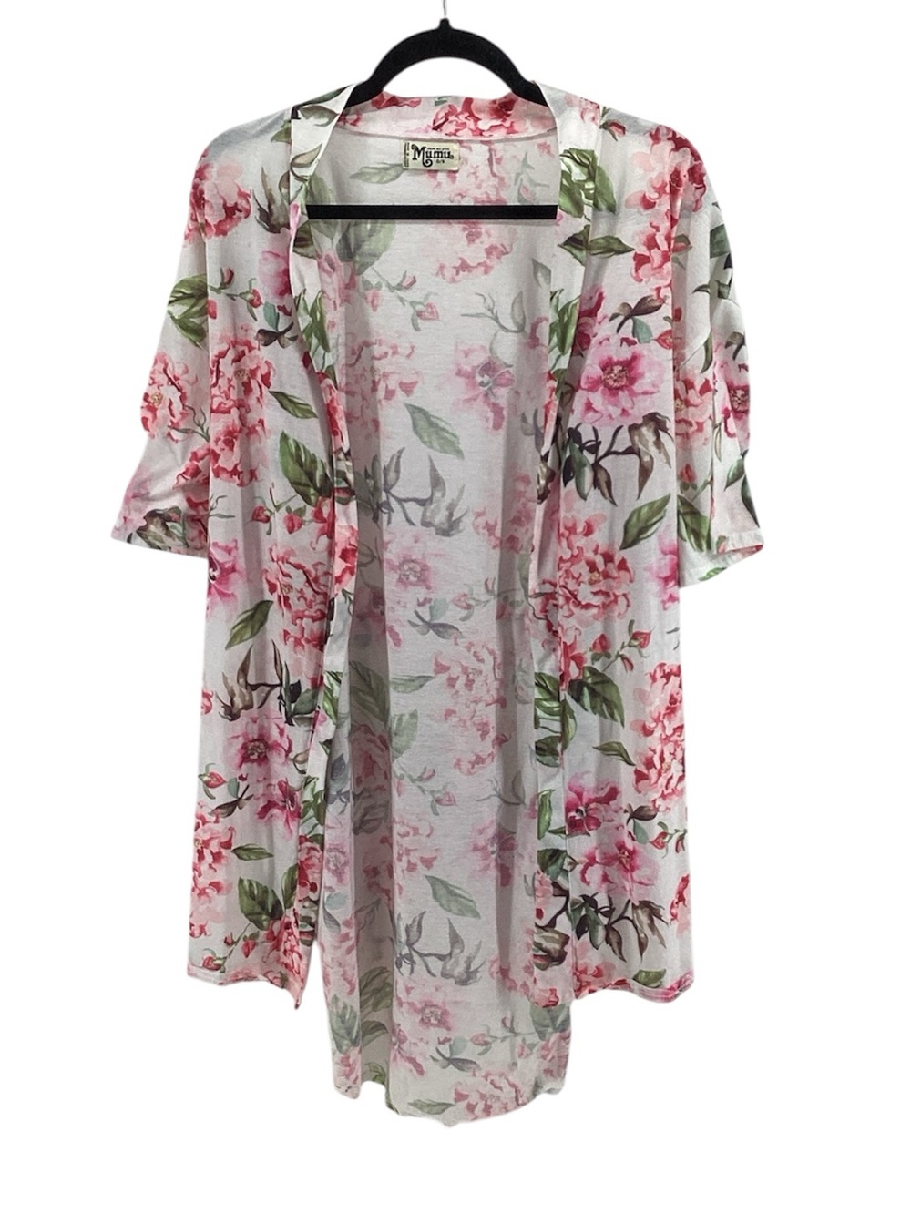 💚 Show Me Your Mumu Floral Sheer Kimono Robe - Size O/S
